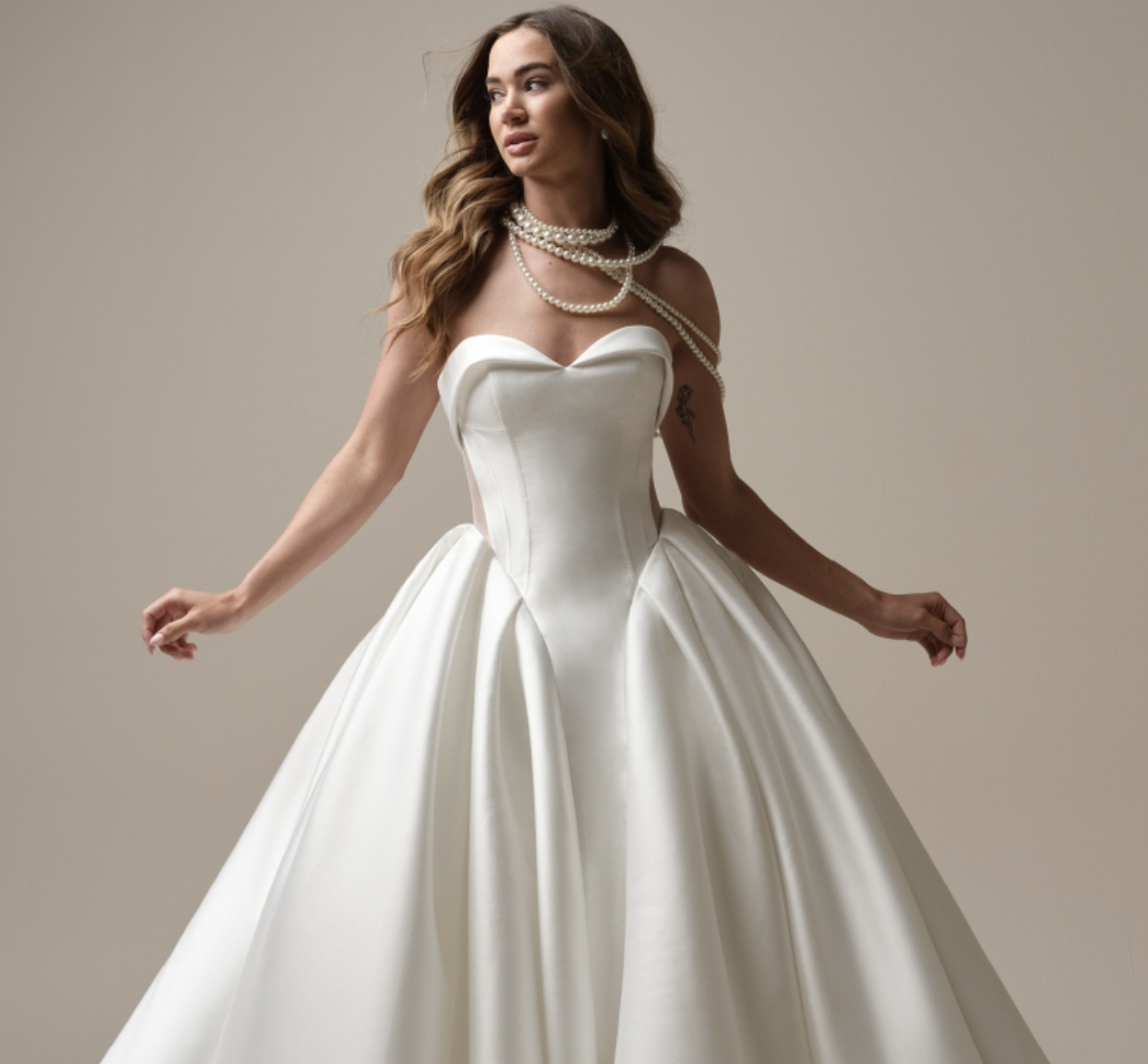 Basque Waist vs. Drop Waist Wedding Dresses. Mobile Image