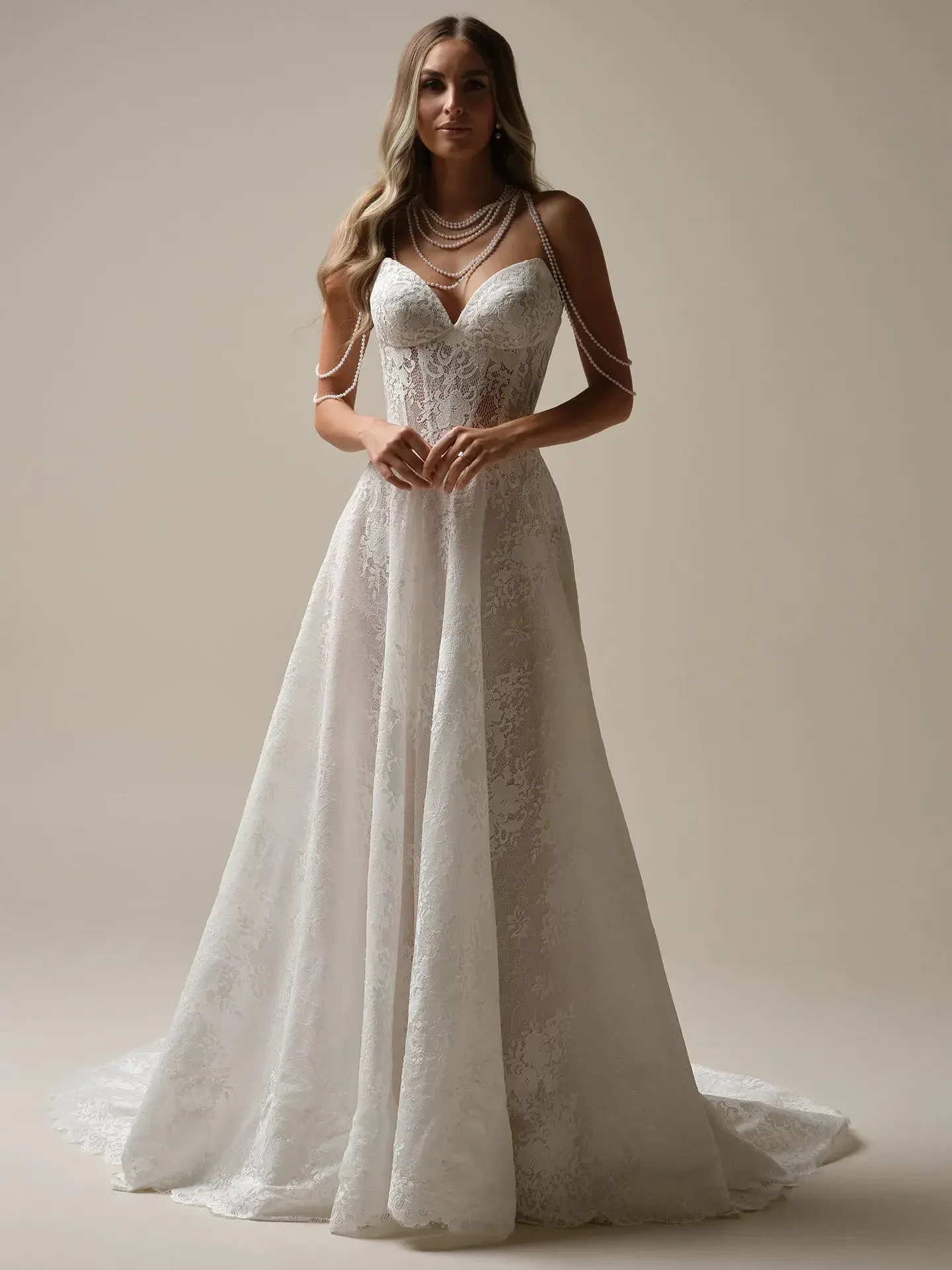 Model wearing a Sottero And Midgley gown