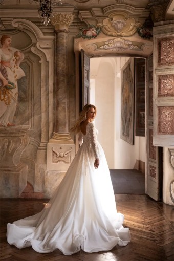 Elly Bride Style No. Dior #1 Ivory thumbnail