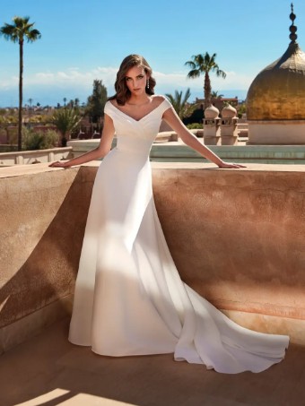 Pronovias Style No. Leyte #1 Off White thumbnail