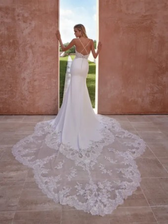 Pronovias Style No. Roanna #2 Off White thumbnail