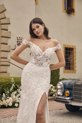 Casablanca Bridal Style No. Augustine #0 Ivory/Nude/Ivory thumbnail