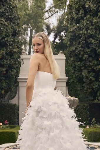 Casablanca Bridal Style No. Bijou #1 Ivory thumbnail