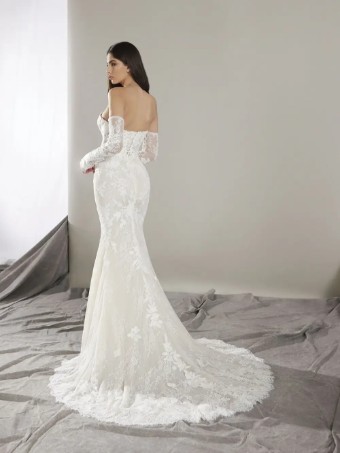 Pronovias Style No. Hart #1 Off White/Pink thumbnail