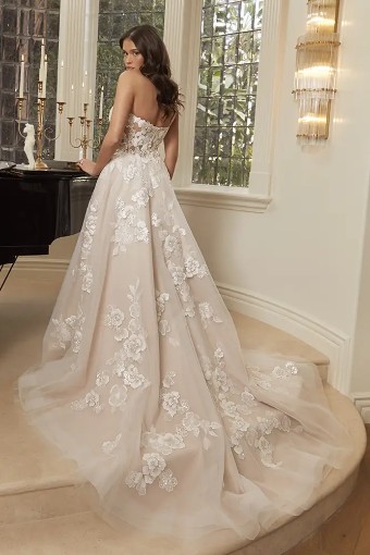 Casablanca Bridal Style No. Maude #5 Nude/Ivory/Nude thumbnail