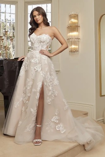 Casablanca Bridal Style No. Maude #0 Nude/Ivory/Nude thumbnail