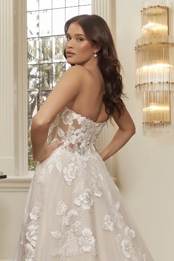 Casablanca Bridal Style No. Maude #6 Nude/Ivory/Nude thumbnail