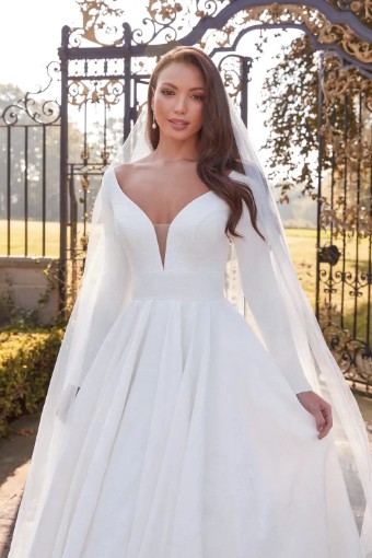 Justin Alexander Sincerity Style No. 44326A #1 Ivory/Nude thumbnail