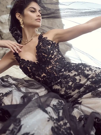 Sottero and Midgley Style No. Zander Lane #2 Black/Nude thumbnail