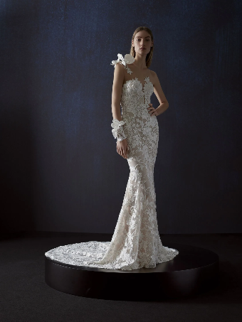 Pronovias Style No. Acrazia #0 Off White/Nude/Light Beige thumbnail