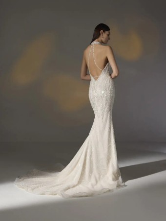 Pronovias Style No. Beloved #1 Off White/Light Peach thumbnail