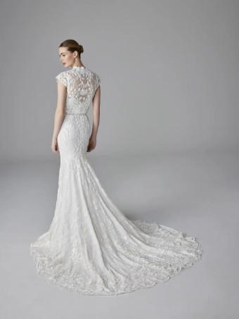 Pronovias Style No. Jena #1 Off White/Light Champagne thumbnail