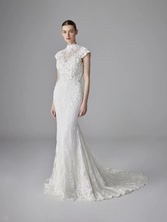 Pronovias Style No. Jena #0 Off White/Light Champagne thumbnail
