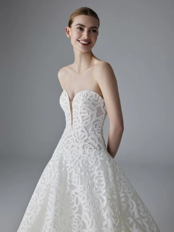 Pronovias Style No. Louelle #2 Off White thumbnail