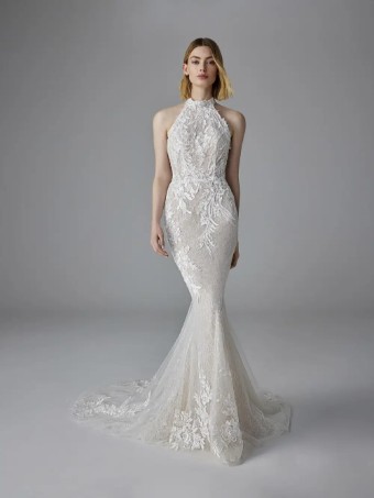 Pronovias Style No. Offra #0 Off White/Light Pink thumbnail