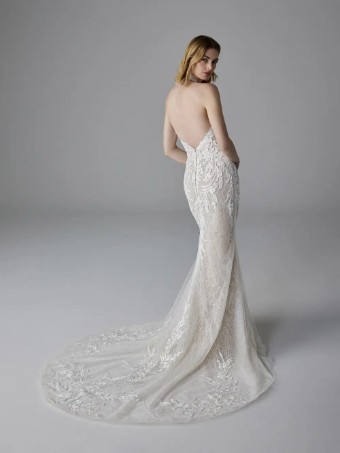 Pronovias Style No. Offra #1 Off White/Light Pink thumbnail