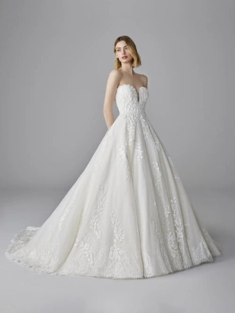 Pronovias Style No. Remi #0 Off White/Light Champagne thumbnail