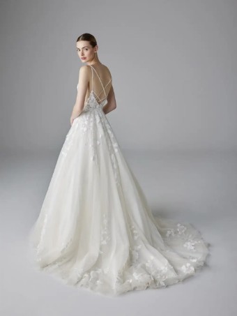 Pronovias Style No. Roselle #1 Off White/Light Beige thumbnail