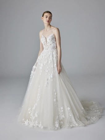 Pronovias Style No. Roselle #0 Off White/Light Beige thumbnail