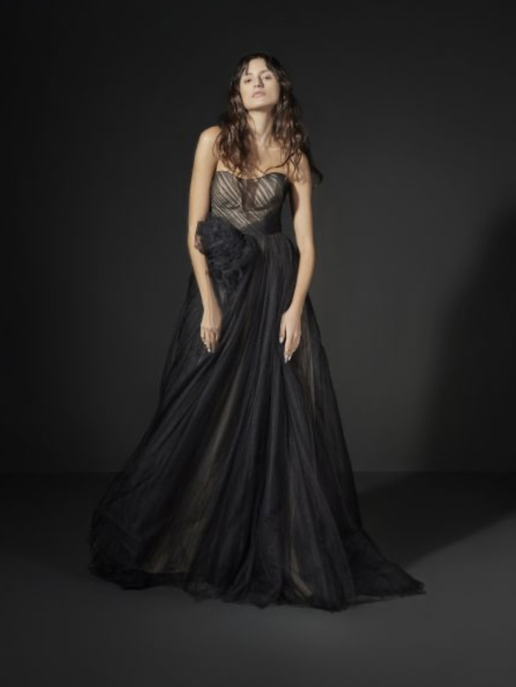 Scuba Vera Wang Black Dress 2013 Wedding Trend: The Black Wedding Gown