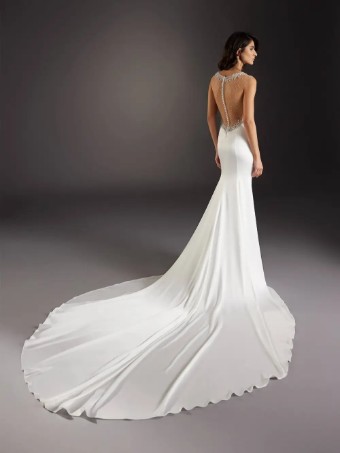 Pronovias Style No. Llum #1 Off White/Nude thumbnail