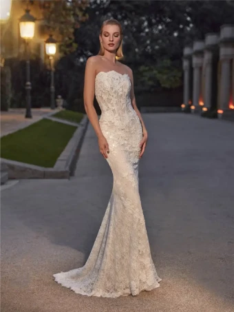 Pronovias Style No. Geramy #1 Off White thumbnail