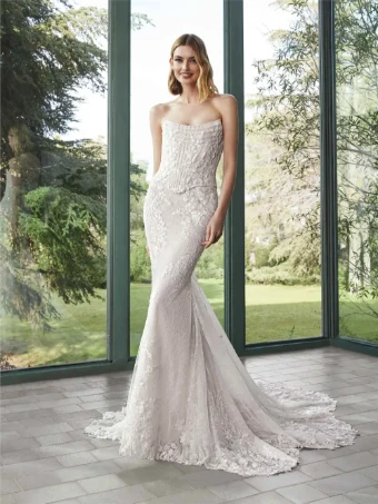 Pronovias Style No. Thais #0 Off White/Champagne thumbnail
