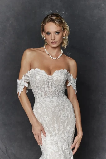 Justin Alexander Style No. Taranto #2 Nude/Ivory/Latte thumbnail