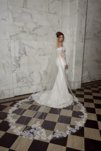 Casablanca Bridal Style No. Cosette #3 Ivory/Nude/Ivory thumbnail