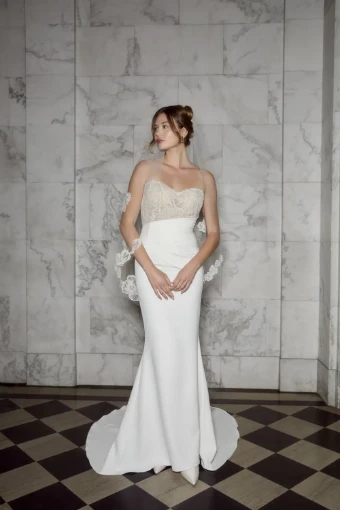 Casablanca Bridal Style No. Rome #5 Ivory/Nude/Ivory thumbnail