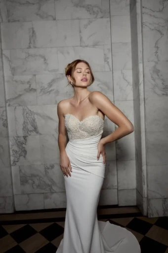 Casablanca Bridal Style No. Rome #1 Ivory/Nude/Ivory thumbnail