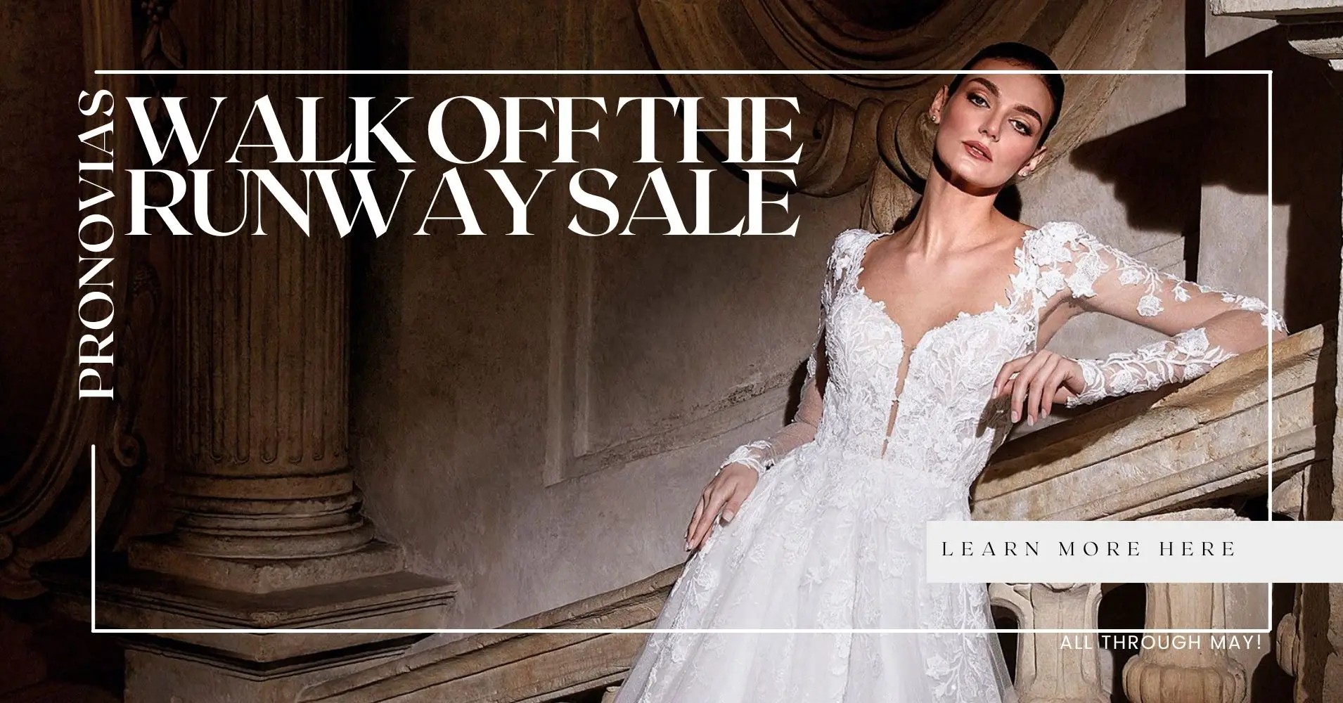 pronovias walk off the runway sale