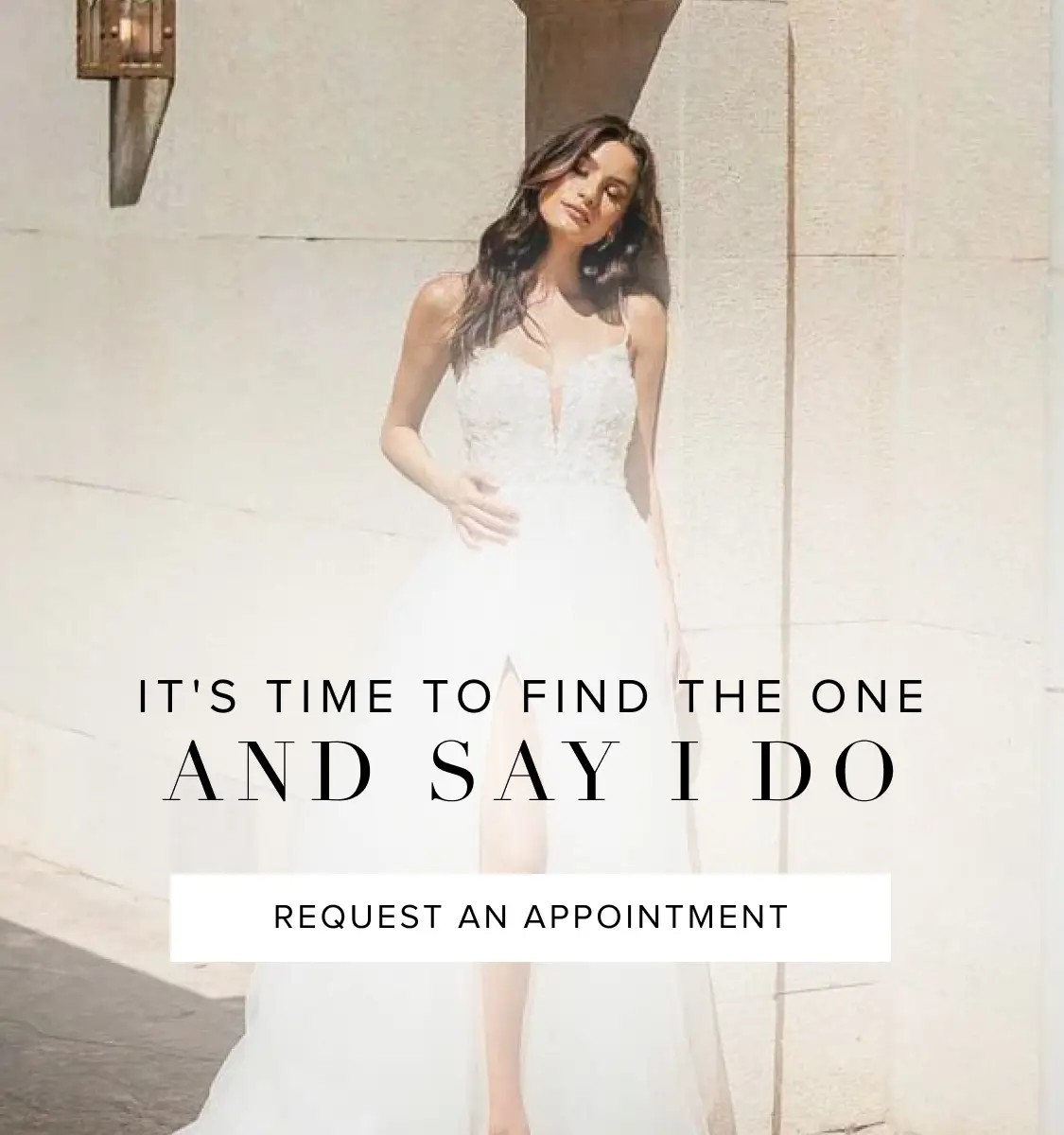 It's time to find the one and say I do - Mobile banner
